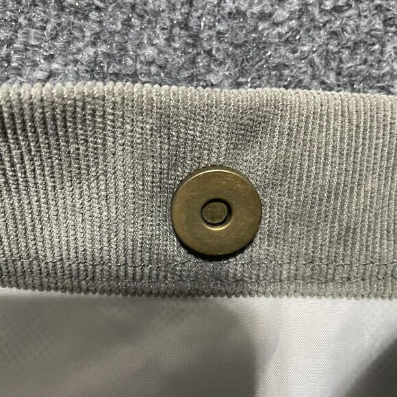 Corduroy Tote Bag Womens Large Double Strap Shoulder Purse Snap Button Casual - Picture 6 of 8